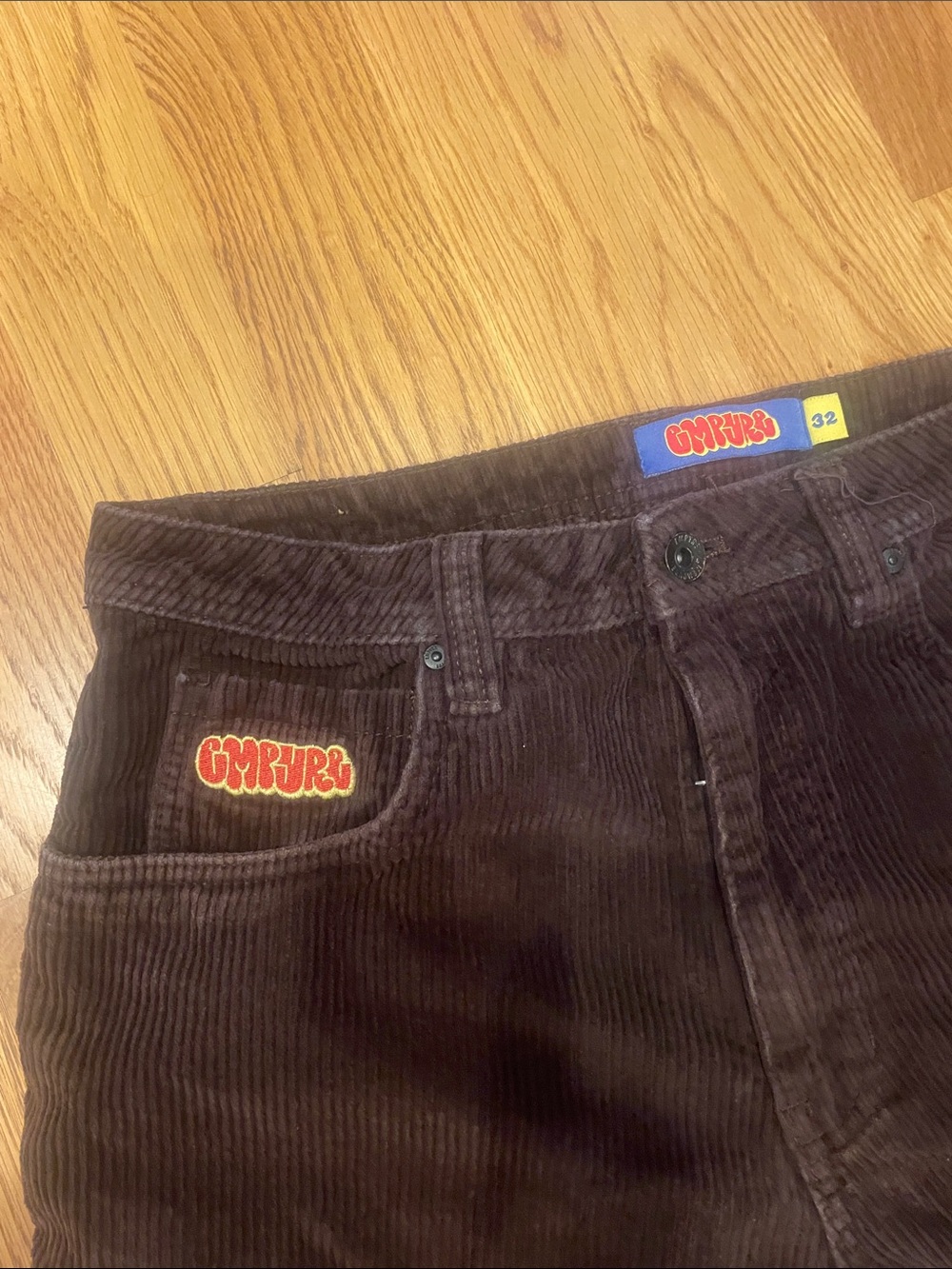 Vintage Empyre Men's Dark Brown Corduroy Pants - Some wear, see photos 32- (OL2)